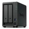 NAS Synology DiskStation DS725+ 2-Bay Ryzen R1600 4GB DDR4 ECC, 2.5GbE, 2x M.2, suporte RAID, 0TB, preto