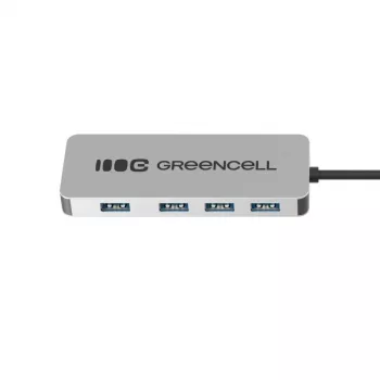 Hub USB Green Cell HUB-GC-C4A — hub USB-C 3.0 de 4 portas