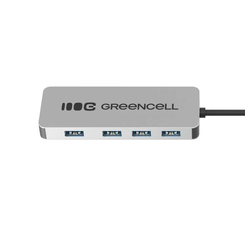 Hub USB Green Cell HUB-GC-C4A — hub USB-C 3.0 de 4 portas