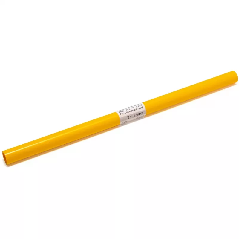 HERMA 7361 Película protetora para livros, PP, amarela, 400 mm x 2 m, não adesiva