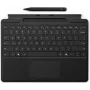 Cobertura de teclado Microsoft Surface Pro 10 com tecla CoPilot e suporte para caneta fina Pen 2 – preta