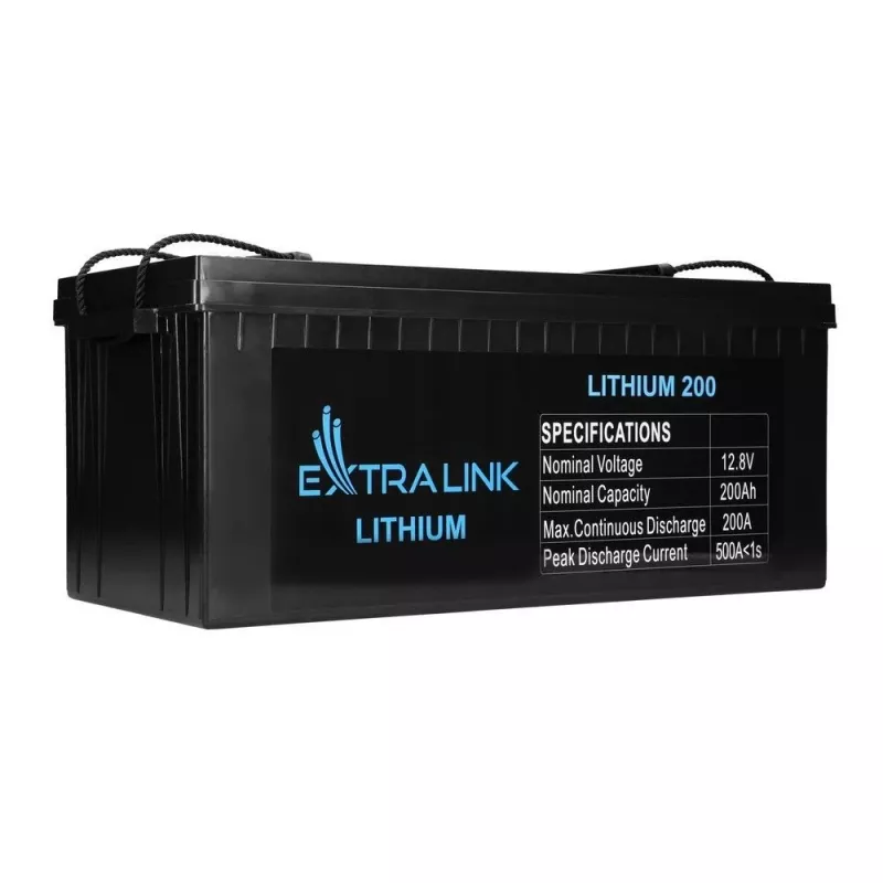 Extralink EX.30479 bateria recarregável industrial de lítio-ferro-fosfato (LiFePO4), 12,8 V, 200 Ah