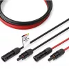 Cabo Digitus DK-SCEC66-0010 6 mm² conector MC4 1m Preto Vermelho
