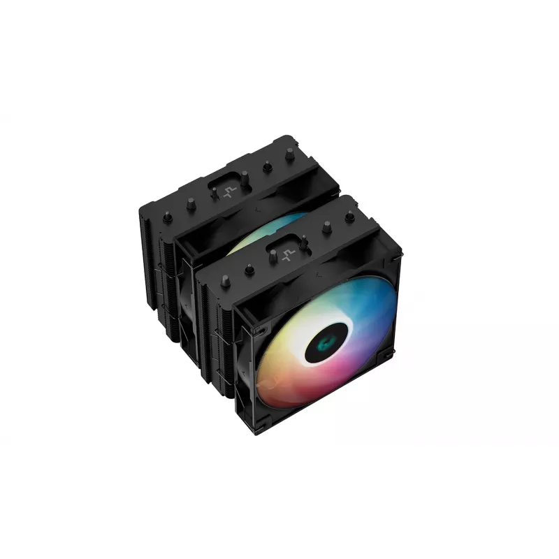 Arrefecedor de processador DeepCool AG620 BK ARGB 12 cm Preto, Branco 1 unid.