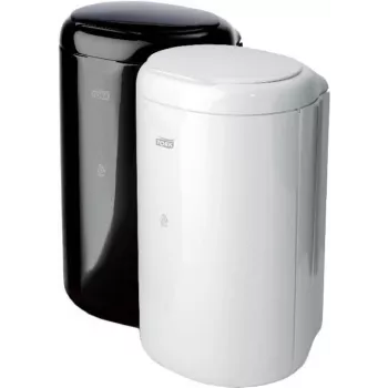Recipiente de resíduos Tork B3 5 L, 360×167×200 mm, preto — recipiente de resíduos higiénico compacto