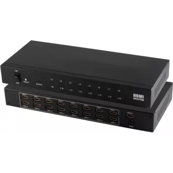 Splitter HDMI ShiverPeaks 05-03016 – 1× entrada para 16× saídas, suporta 4K2K
