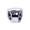 Alphacool 17593 conector de mangueira a 45°, G1/4 fêmea para G1/4 fêmea, cromado