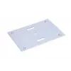 Placa de montagem para caixa de terminação de fibra ótica 8 fibras, Extralink, aço inoxidável, adaptador de suporte, carga máxima 5 kg