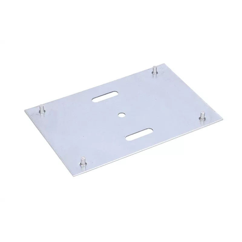 Placa de montagem para caixa de terminação de fibra ótica 8 fibras, Extralink, aço inoxidável, adaptador de suporte, carga máxima 5 kg