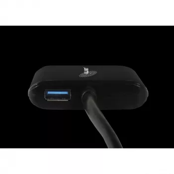 Adaptador de rede USB 3.0 ALLNET ALL-NC-2G-102-USB-A com 2x Gigabit Ethernet e 1x hub USB