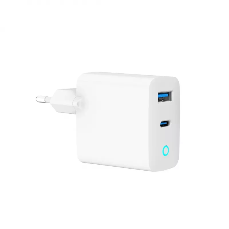 Carregador Gembird TA-UC-PDQC65L-W-01 para dispositivos móveis universal branco AC carregamento rápido interior
