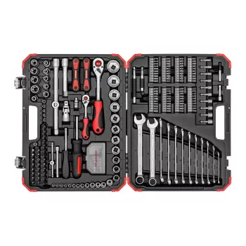 Conjunto de chaves de caixa Gedore R46003232, 232 peças, encaixe de 1/4 polegadas e 1/2 polegadas