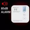 Sensor de monóxido de carbono QOLTEC 52577 — alarme a pilhas, nível sonoro 85 dB