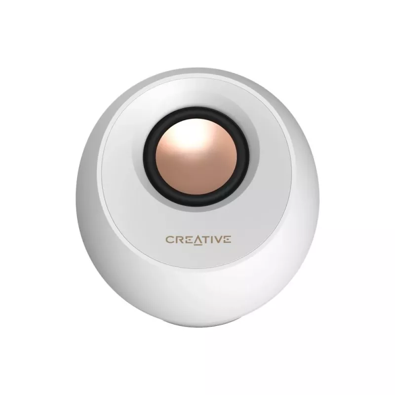 Creative Labs Pebble Pro branco jack USB-A/C Bluetooth amplificador digital - altifalantes - Bluetooth 5 (51MF1710AA003)