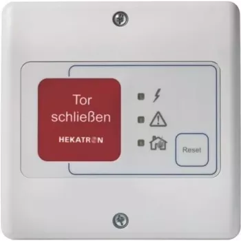 Painel de controlo Hekatron FSZ Pro Modelo 31-5400003-01-01 para sistemas de deteção de incêndio e alarme