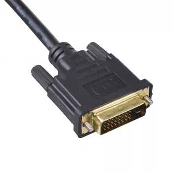 Cabo HDMI para DVI-D Akyga AK-AV-11 (24+1), 1,8 m, preto
