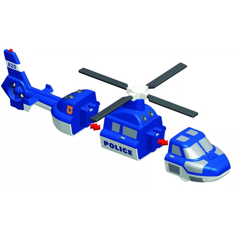 Conjunto de veículos Popular Playthings Mix or Match Vehicles Police
