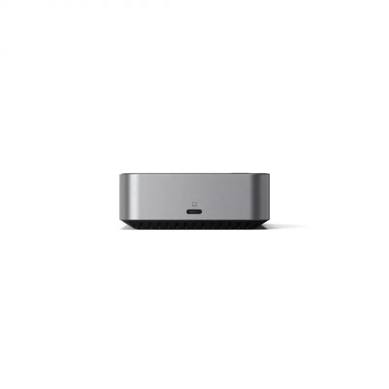 Dock com fios Satechi Triple 4K Display preto prateado 4K Ultra HD 60 Hz