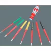 Wera Kraftform Kompakt VDE aço inoxidável 17 conjunto de chaves de fendas extra finas (05006631001)