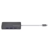 SilverStone SST-EP14C - USB 3.1 Type-C Gen1 para HDMI, 3x USB 3.1 Gen 1 Type-A, 1x USB 3.1 Gen 1 Type-C (carregamento PD 2.0) (SST-EP14C)