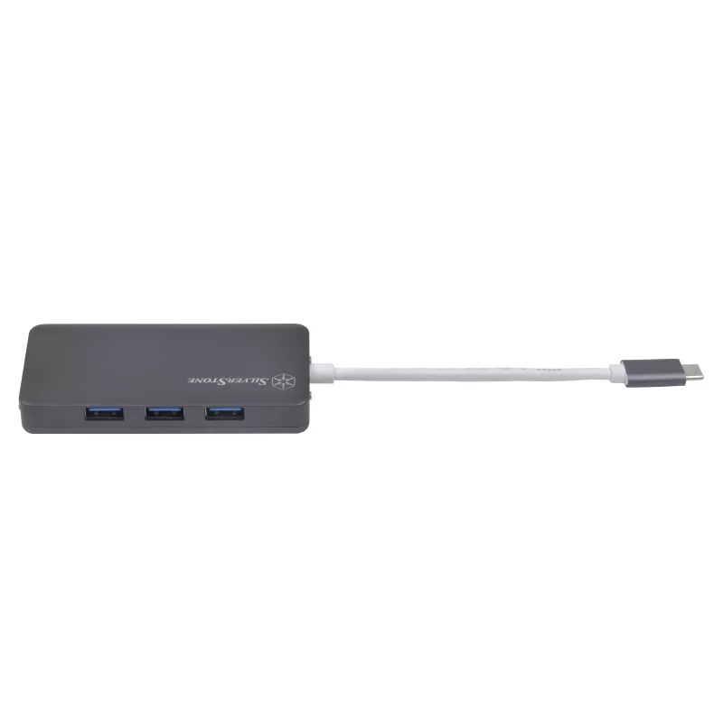 SilverStone SST-EP14C - USB 3.1 Type-C Gen1 para HDMI, 3x USB 3.1 Gen 1 Type-A, 1x USB 3.1 Gen 1 Type-C (carregamento PD 2.0) (SST-EP14C)