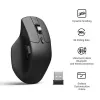 Rato Keychron M6 destro universal — ótico, RF sem fios + Bluetooth + USB-C, 30000 DPI, preto