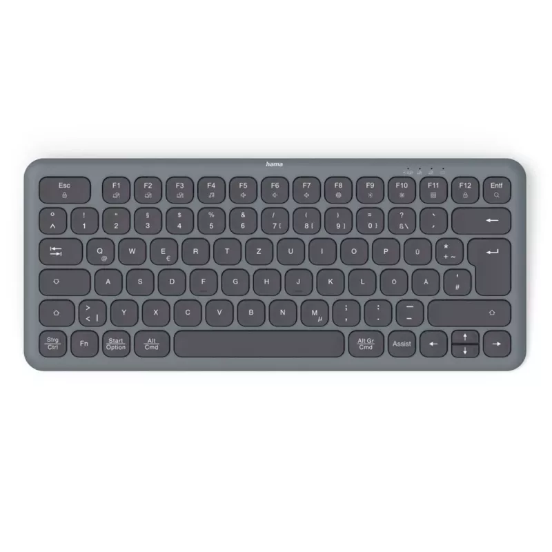 WK-500 teclado multi-dispositivo preto-cinzento