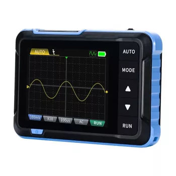 Osciloscópio e gerador de sinal mini 2 em 1 portátil Fnirsi DSO153 150 MHz de largura de banda, 1 GS/s de taxa de amostragem
