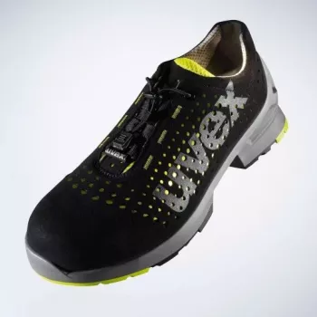 Sapatos de segurança Uvex 85438 unissexo adulto preto lima poliuretano microveludo