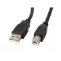Cabo USB Lanberg CA-USBA-11CC-0010-BK 1 m 2.0 USB B preto