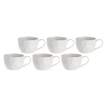 Conjunto de 6 canecas de pequeno-almoço Lunia 420 ml