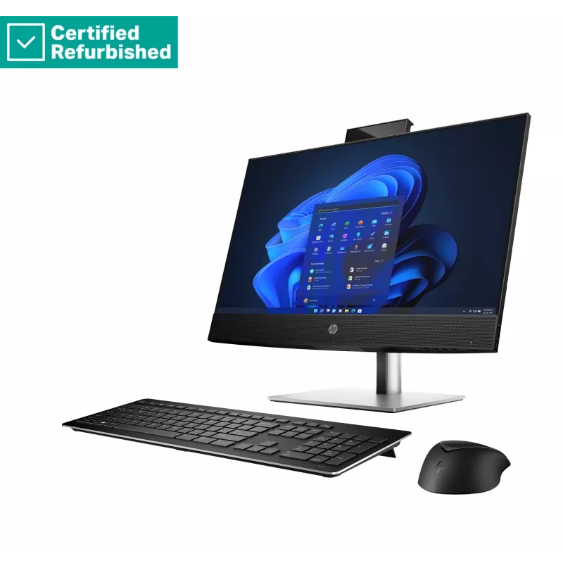 RENEW GOLD HP Pro 440 G9 AIO All-In-One 24 - i7-12700T, 16GB, 512GB SSD, Radeon RX 6300M 2GB, 23,8 polegadas FHD Non-Touch AG, DVD-RW, altura ajustável, Win 11 Pro, 1 ano