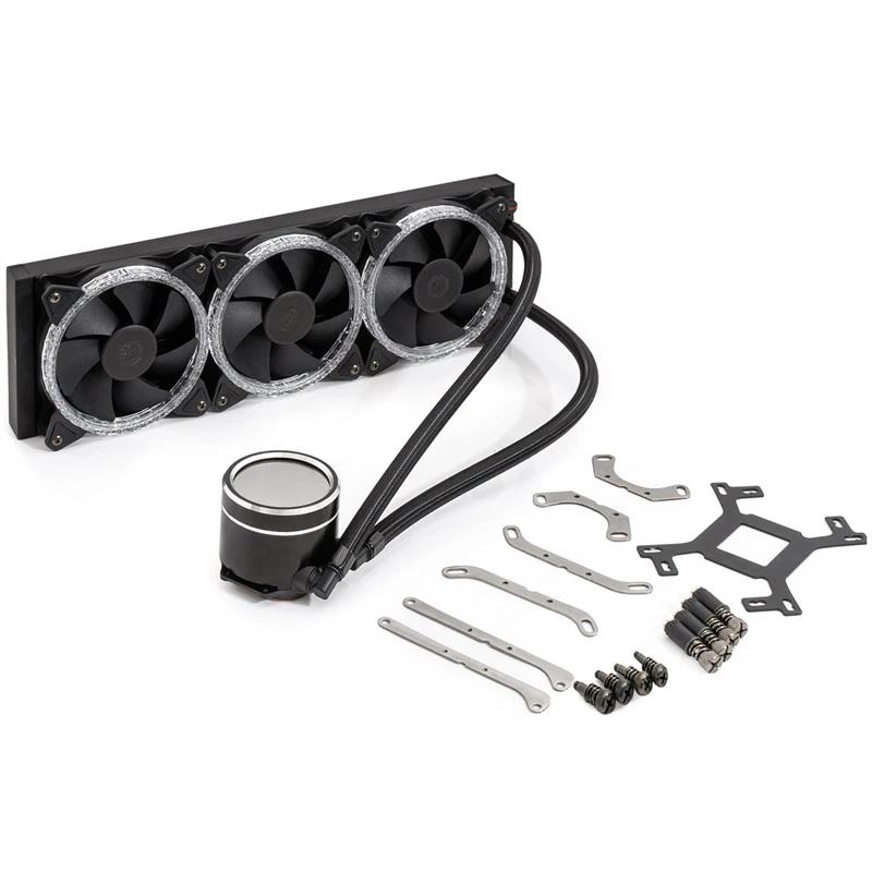 Refrigerador líquido AIO Bitspower Cyclops 360 para CPU, preto