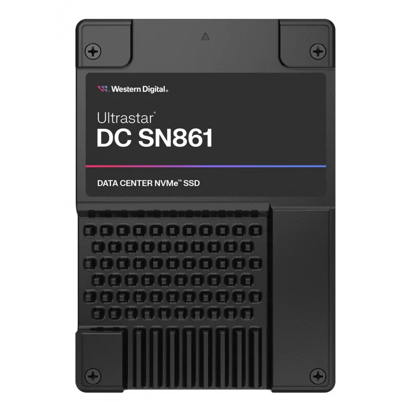 WD Ultrastar DC SN861 WUS6BA138PSP9X1 - SSD - centro de dados - 3,84 TB - interno - 2,5 polegadas (6,4 cm)