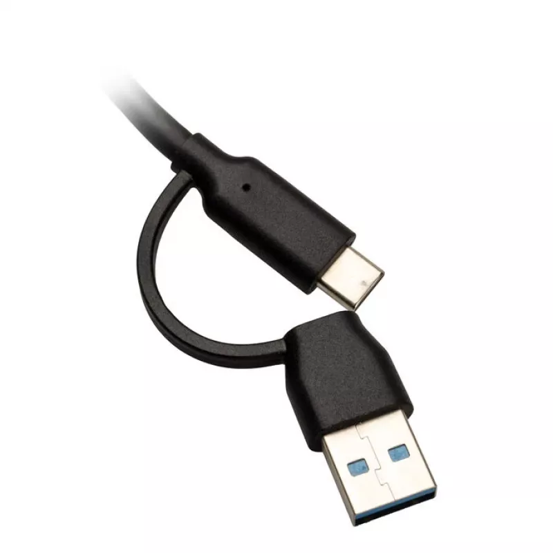 Nitro Concepts UH1, hub USB híbrido de 10 portas, USB 3.2
