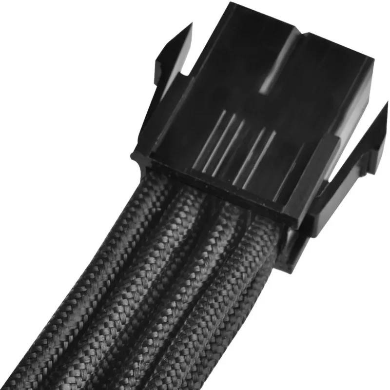 SilverStone SST-PP07-EPS8B cabo de extensão de EPS de 8 pinos para ATX/EPS de 4+4 pinos, 0,3 m, preto
