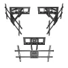 Maclean MC-789 suporte de parede para TV, 32-85 polegadas, 60 kg, VESA máx. 600x400, preto