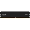Módulo Crucial Pro 16 GB - DIMM 288-PIN Low Profile - 6000 MHz / PC5-48000 - CL48 - 1.1 V - sem buffer - on-die ECC - preto mate