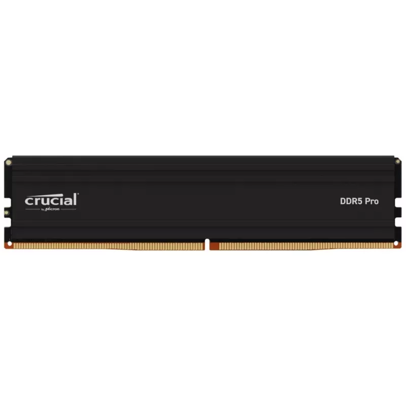 Módulo Crucial Pro 16 GB - DIMM 288-PIN Low Profile - 6000 MHz / PC5-48000 - CL48 - 1.1 V - sem buffer - on-die ECC - preto mate