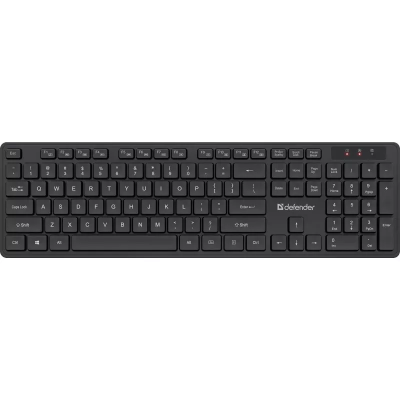 Conjunto de teclado e rato sem fios DEFENDER C-993 RF 45996 — ligação RF, layout compacto