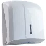 Dispensador de toalhas de papel HYGOSTAR 88838 — plástico branco, compatível com toalhas de dobra Z e dobra C