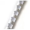 Encadernação em espiral Forpus 6 mm, (100 unid.), branco