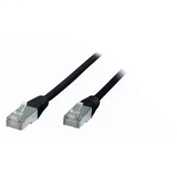 Cabo de rede Preto ShiverPeaks Cat5e RJ45-RJ45 7,5 m