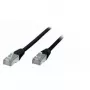 Cabo de rede Preto ShiverPeaks Cat5e RJ45-RJ45 7,5 m