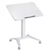 Mesa móvel para portátil MACLEAN MC-453W com ajuste de altura pneumático, altura máx. 109 cm