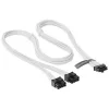 Seasonic Cabo adaptador PCIe 12VHPWR - (Branco, 0,75 metros)(SS2X8P-12VHPWR-600/Branco)