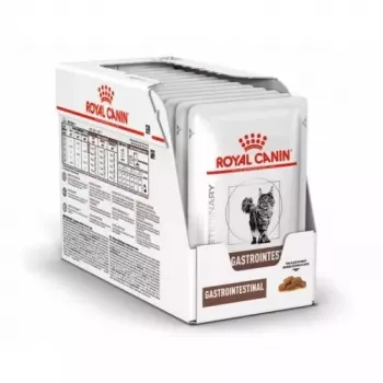 Comida húmida para gatos Royal Canin Gastrointestinal 85 g saqueta — carne, 12 x 85 g, gatos adultos, em caso de problemas gastrointestinais