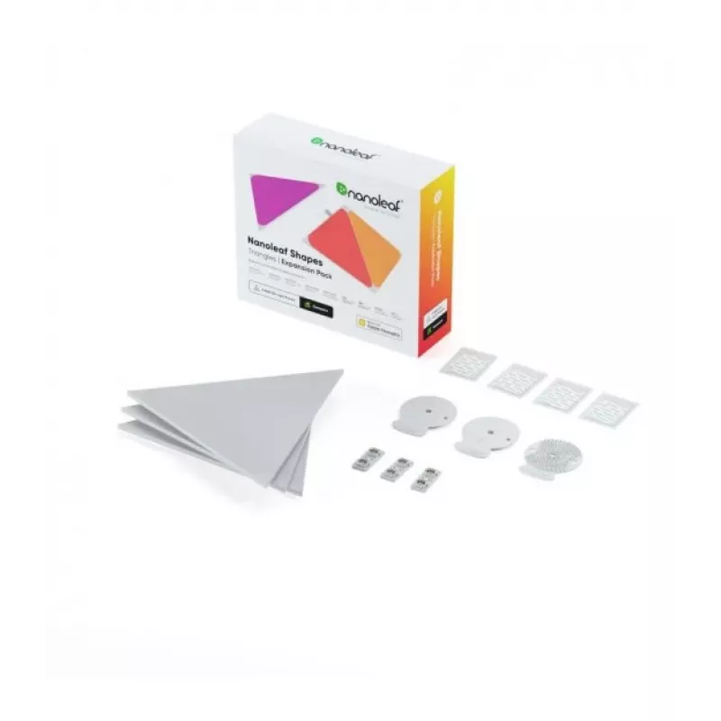 Pacote de expansão Nanoleaf SHAPES NL47-0001TW-3PK