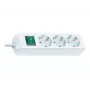 Régua de tomadas Brennenstuhl Eco-Line com interruptor [3 tomadas, branca, 5 m]