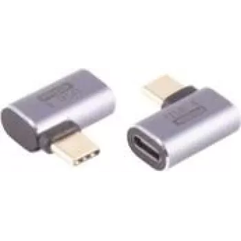 Adaptador de género de cabo ShiverPeaks BS14-05035 USB-C para USB-C cinzento